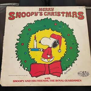 Snoopy's Christmas Vinyl Record
